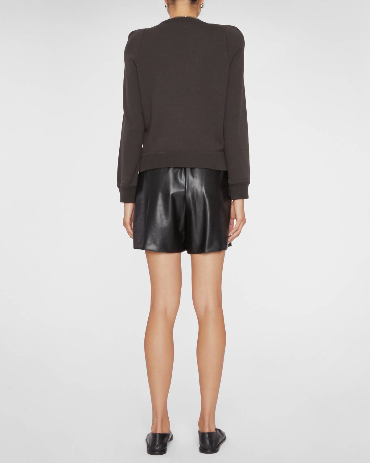 ISABEL MARANT Prissa Sweatshirt in faded black - women's top - alternate view