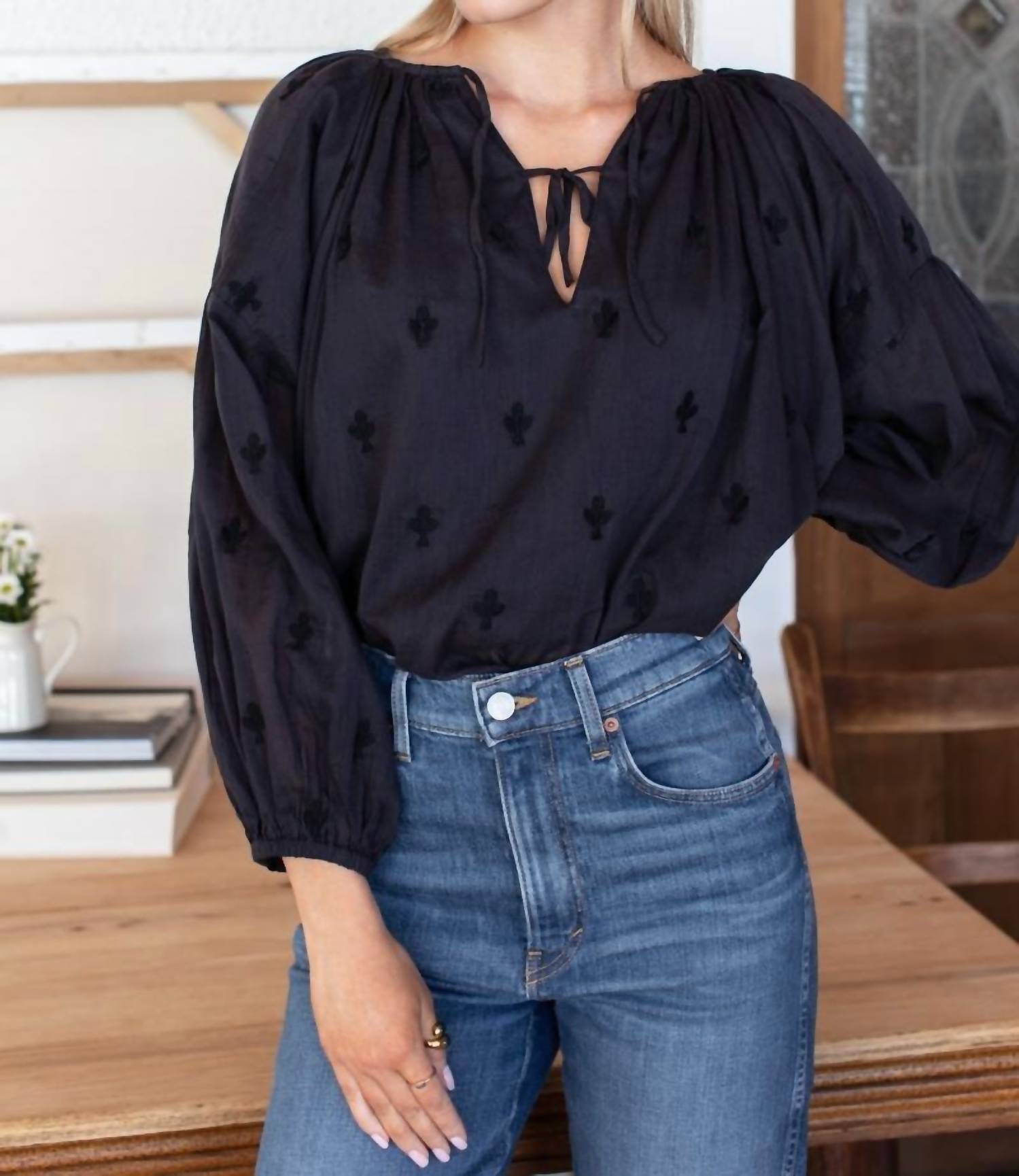 Emerson Fry - Folk embroidered Top