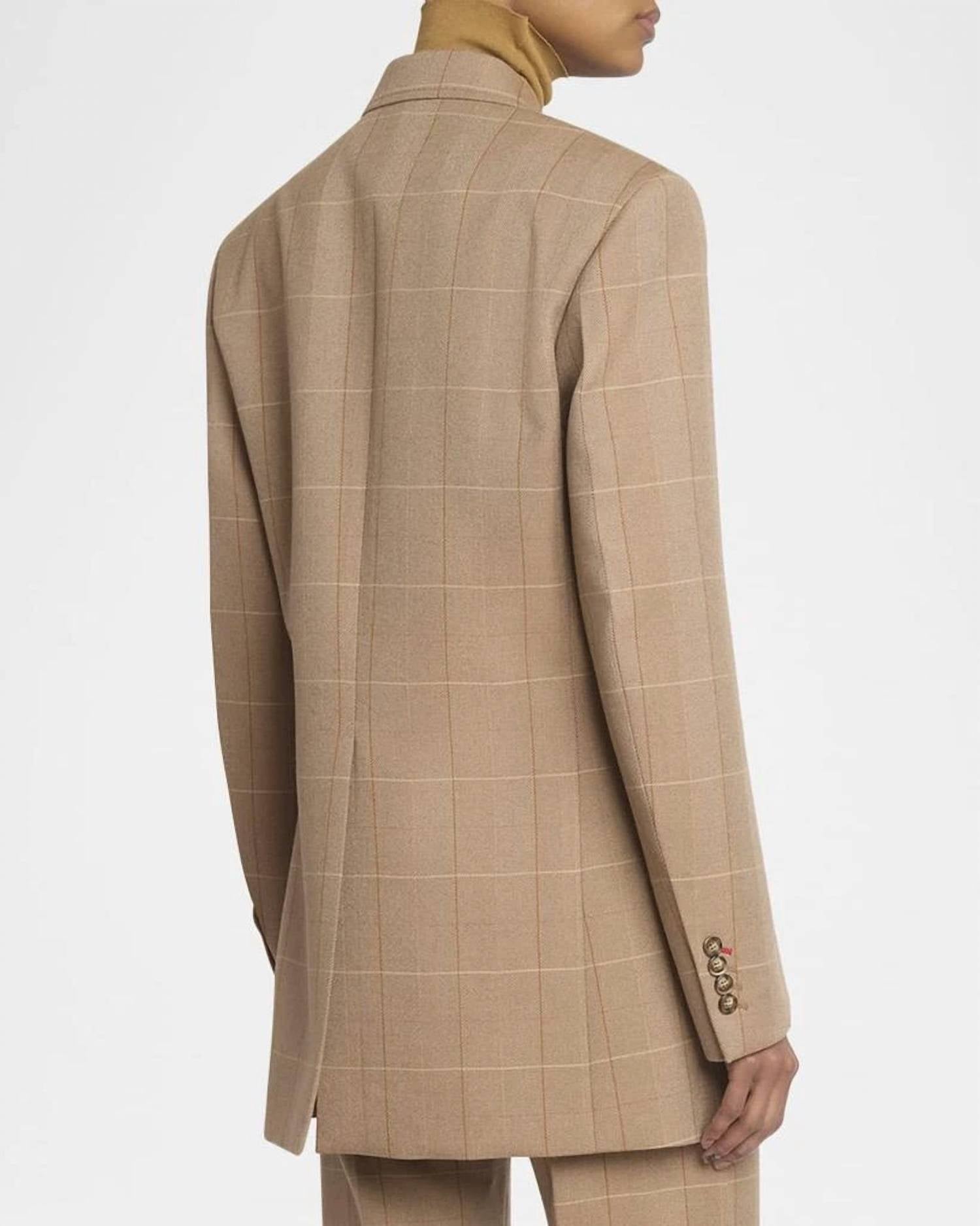 Victoria Beckham - Heritage Check Single-breasted Jacket