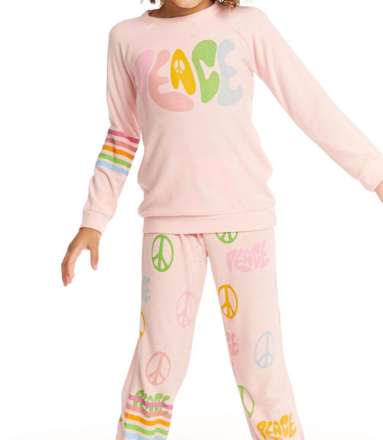 Chaser - Girls Peace Raglan Pullover