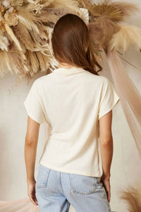 Endless Blu. - Eliza Draped Tee