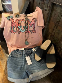 Anagails - Women's Mom Floral T-shirt