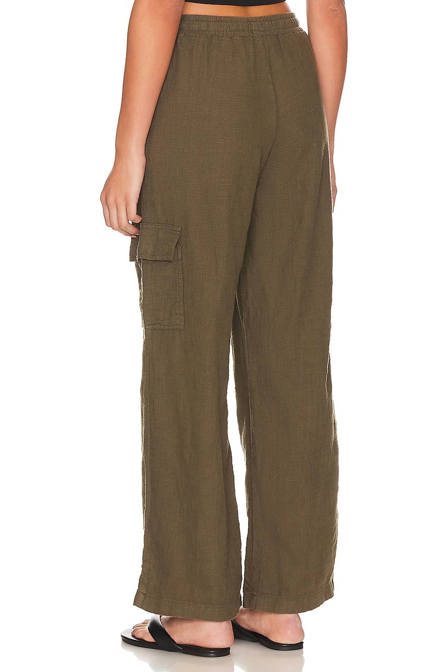 Bobi - Wide Leg Cargo Pants