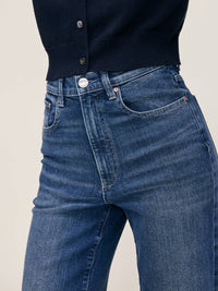 DL1961 - Women's Karmine Refined Wide Leg Jeans in clearwater - women's jeans - view 4