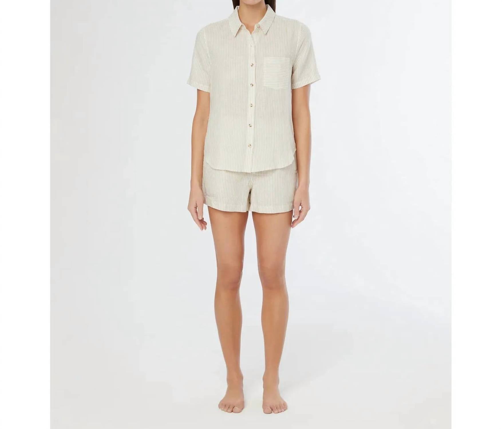 Onia - Air Linen Short Sleeve Shirt