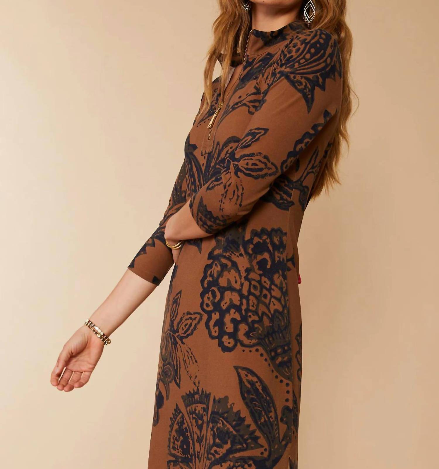 Spartina 449 - Nora Half Zip Midi Dress