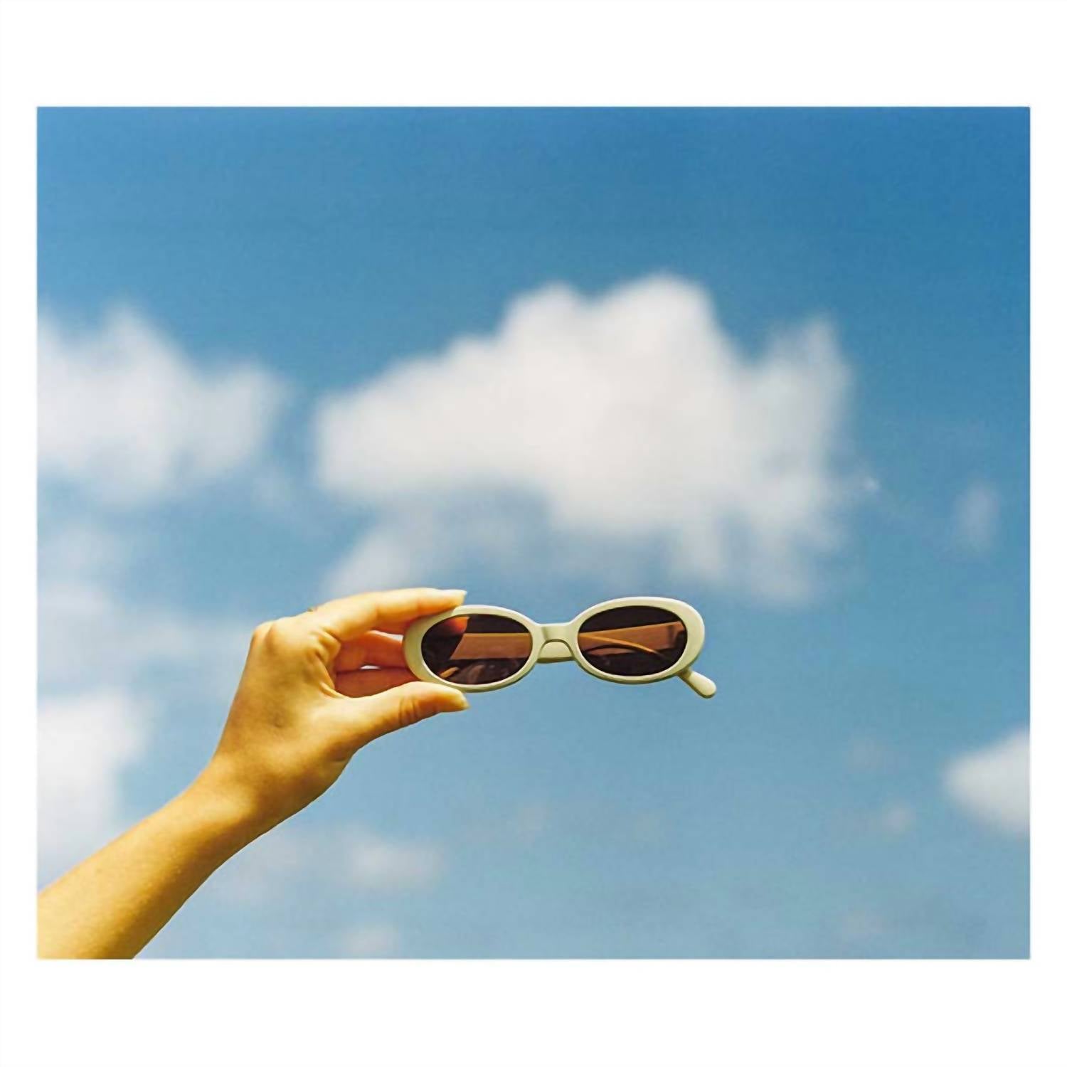 Sunski Women's Bianca Oval Sunglasses in ivory amber - women's accessory - view 5