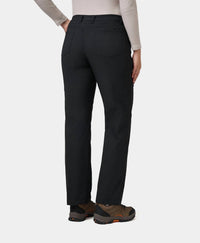 Ororo Hudson Heated Fleece Lined Pants in black - women's pants - detail view