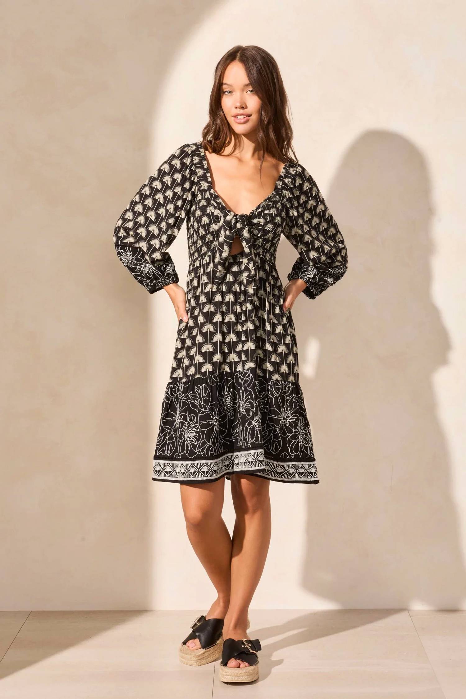 Tribal - Wear two Ways Embroidered Dress