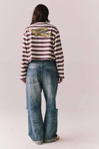 Chaser - Rolling Stones Rugby Stones Logo Cropped Pullover