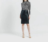 Clara Sun Woo - Liquid Leather Skirt