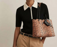 Betsey Johnson Women's Leopard Print Tote Bag in multi - women's bag - alternate view