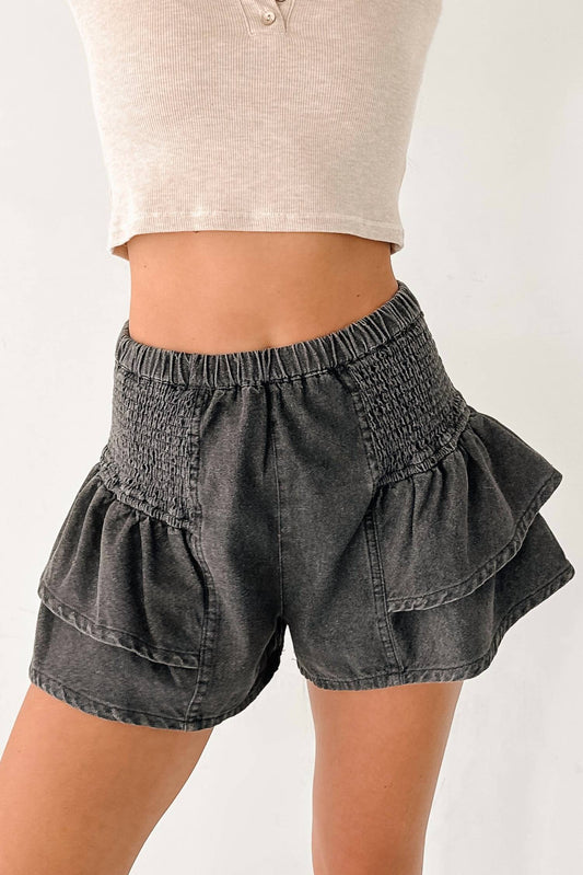 Day + Moon - Ruffled Retreat Shorts