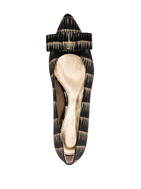 Salvatore Ferragamo - Women's Brush Stroke Effect Ballerinas Shoes