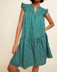 Nation Ltd - Jasmine A-Line Ruffled Mini Dress