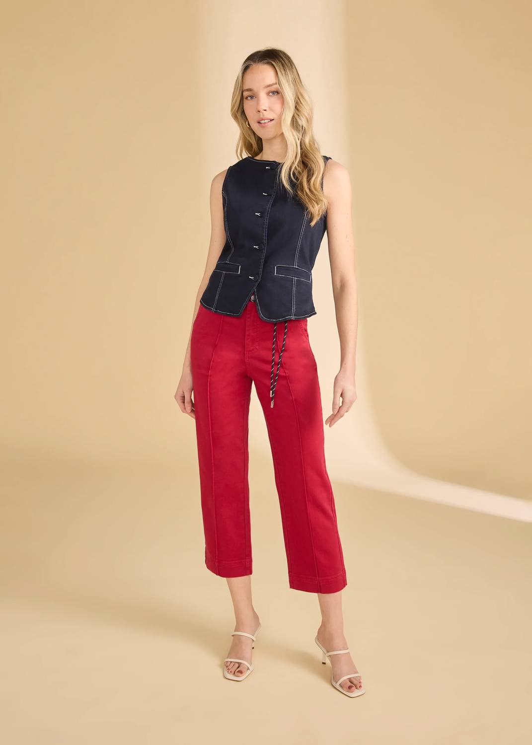 Fdj - Suzanne Straight Crop Denim Pants