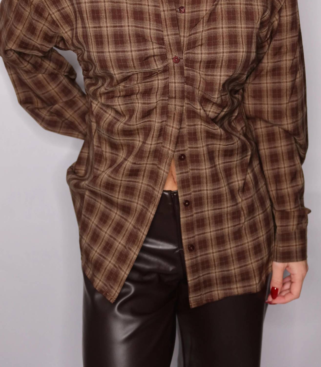 Blue Blush - Blair Button Up Shirt