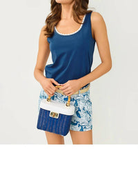 Lilly Pulitzer - Women's Sienna Top Handle Wicker Bag