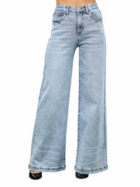 Saige Denim - Relaxed High Rise Wide Leg Jeans
