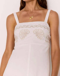 Minkpink - Hera Embroidered Midi Dress