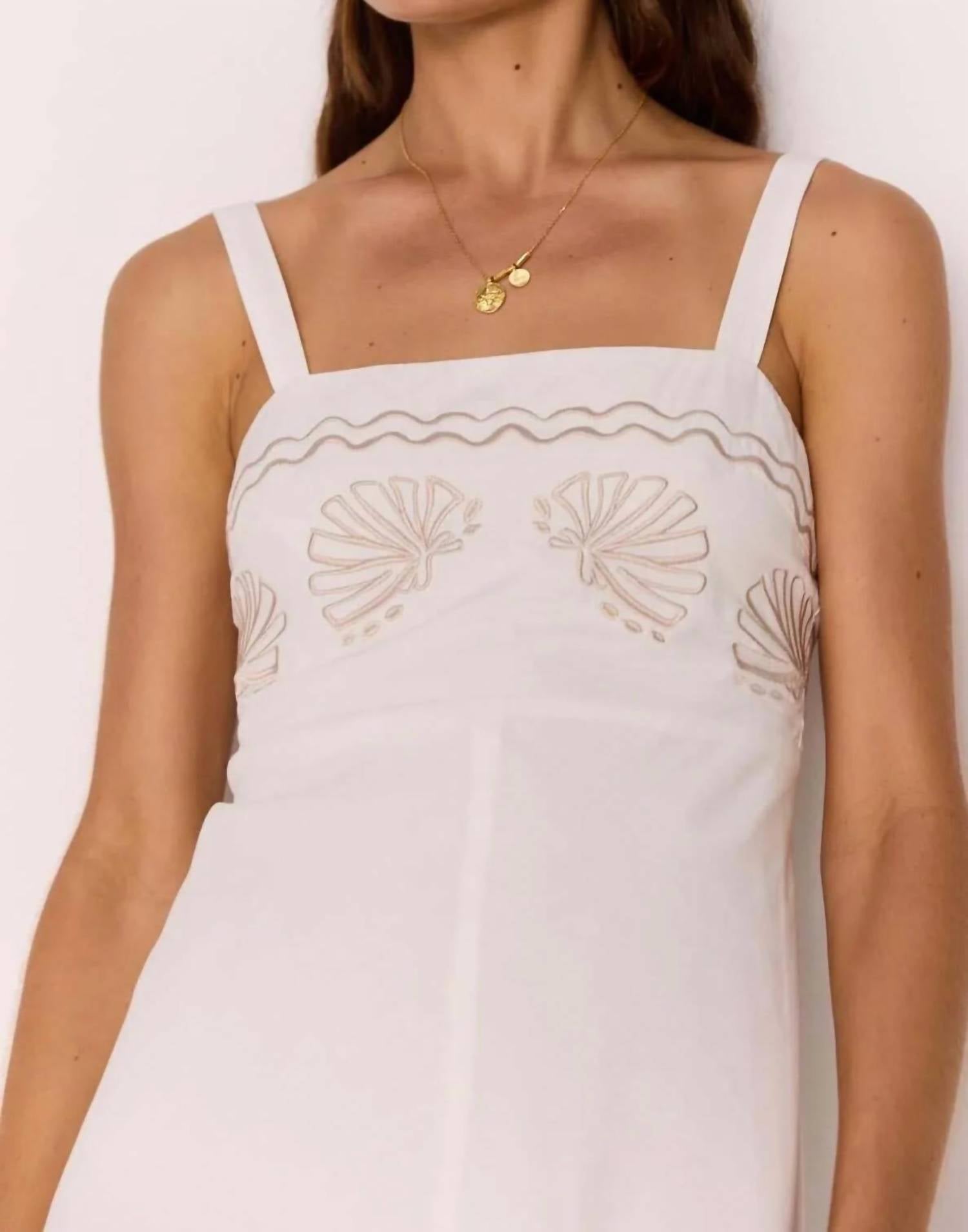 Minkpink - Hera Embroidered Midi Dress