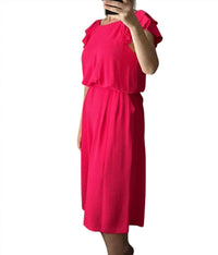 Vince Camuto - Blouson Crop Ruffle Sleeve Jumpsuit
