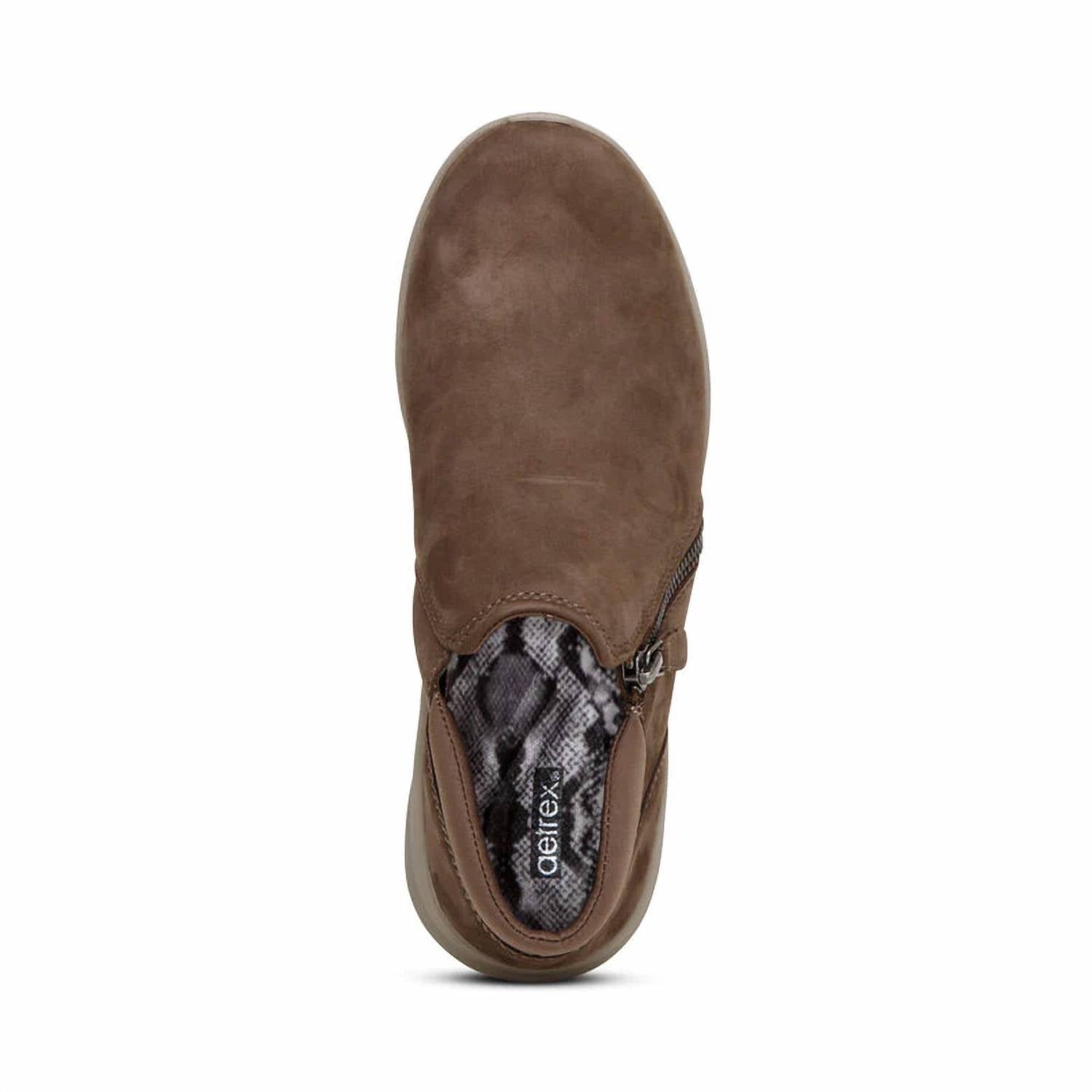 Aetrex Women's Addie Boot in brown - women's shoe - view 4