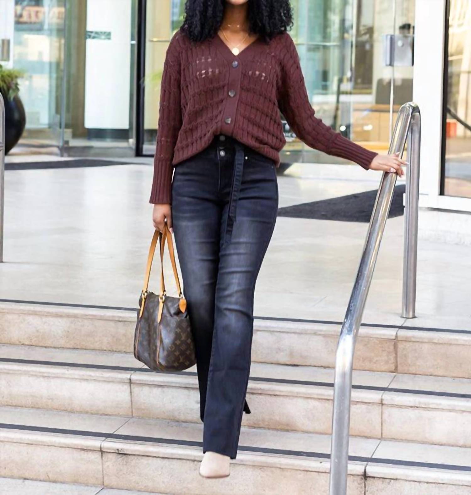 Grace And Lace - Waist Tie Flares Jeans