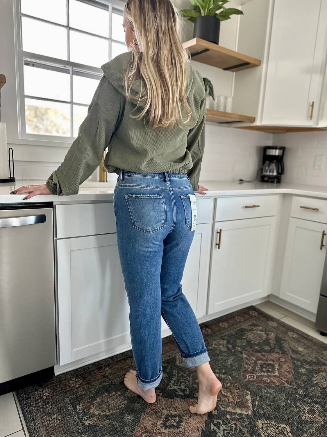 Risen - Ginny High Rise Girlfriend Jeans