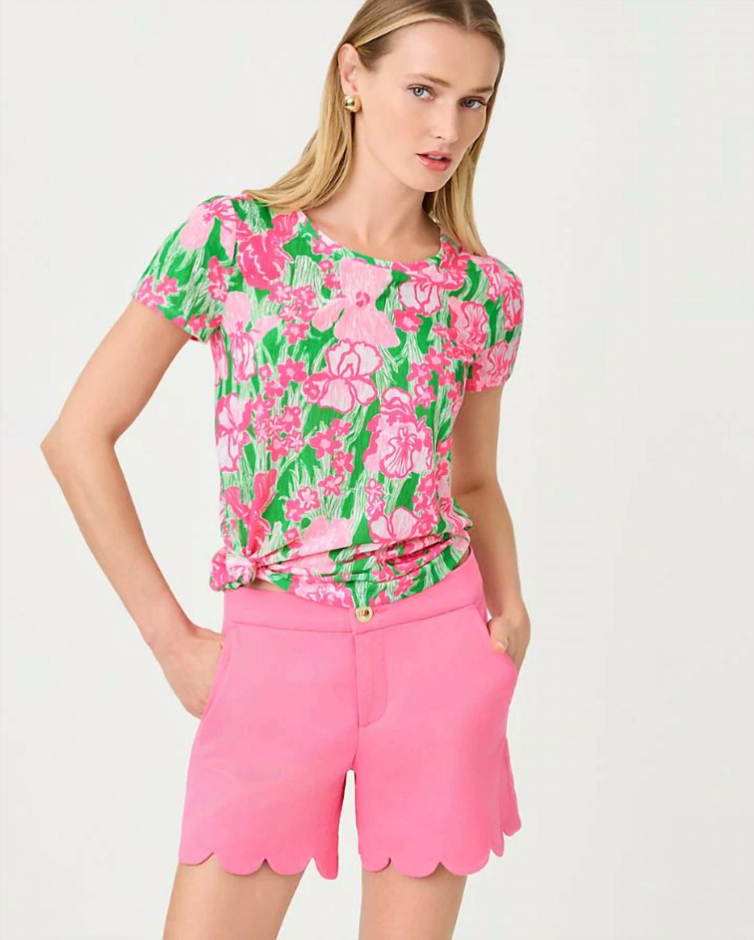 Lilly Pulitzer - Etta Scoop Neck Top