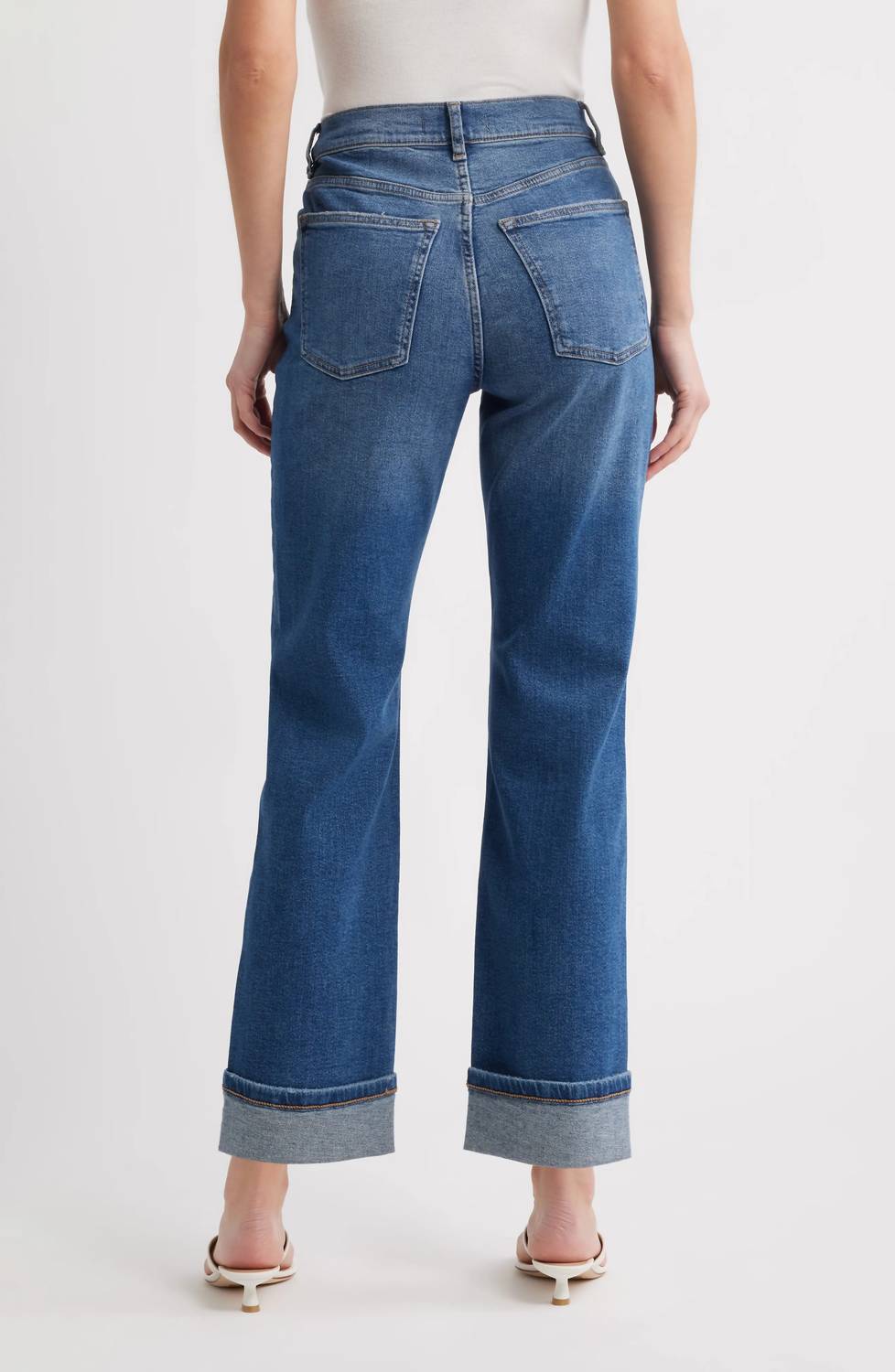 Warp + Weft - Ase High Waist Straight Leg Jean