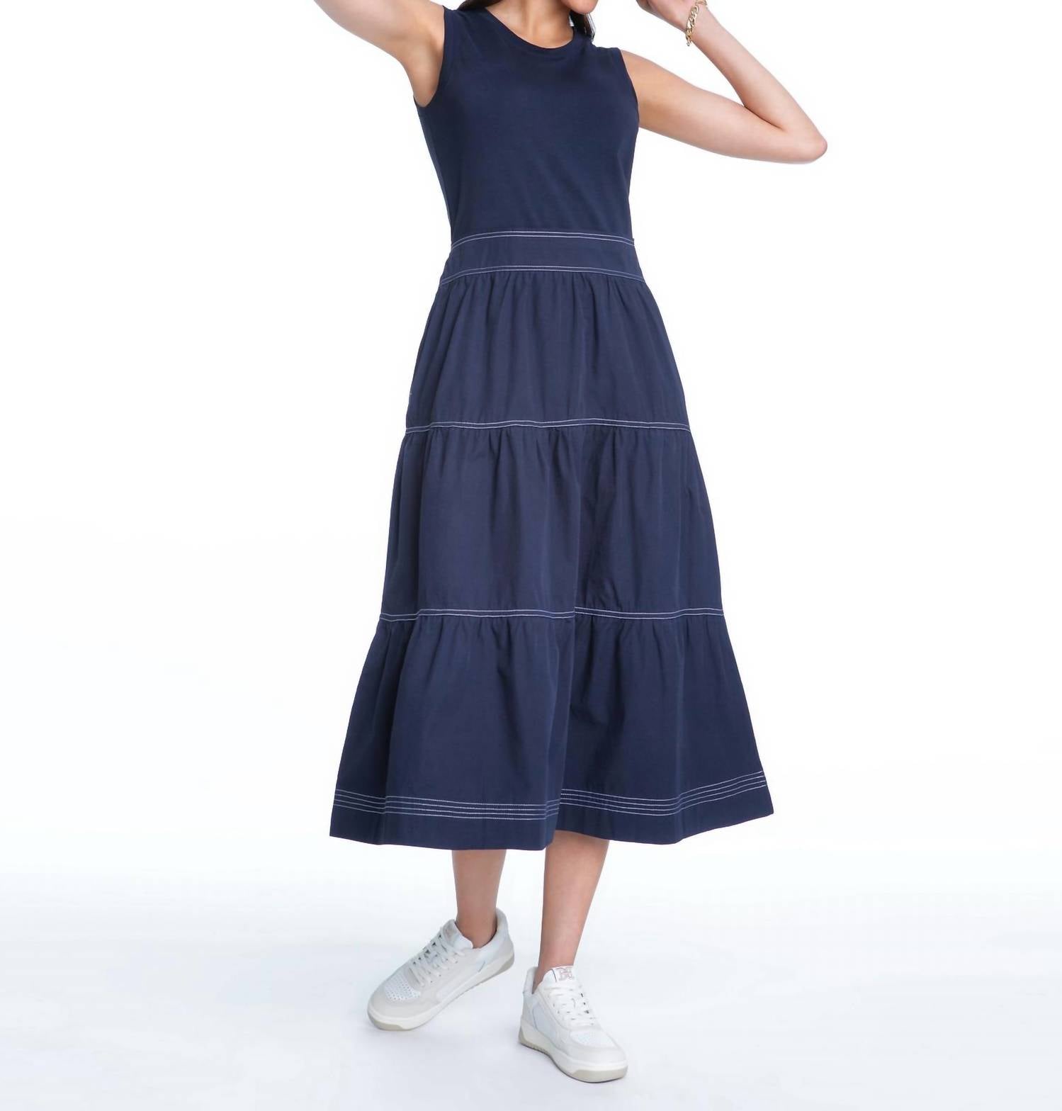 Elliott Lauren - Women's Stretch Fit Combination Dress