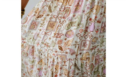 Karlie - Smocked Maxi Skirt