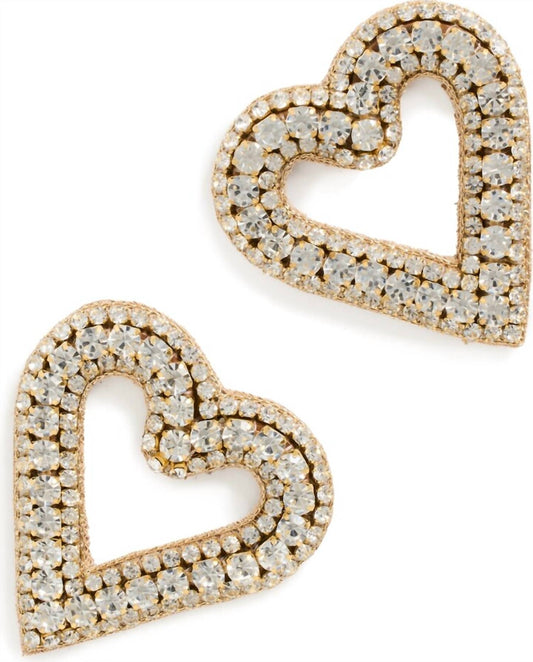 Deepa Gurnani - Bia Earrings Heart