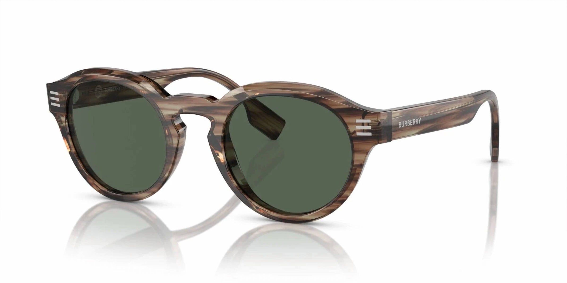 Burberry - Round Non Polarized Sunglasses - Be4404 4098 - 71