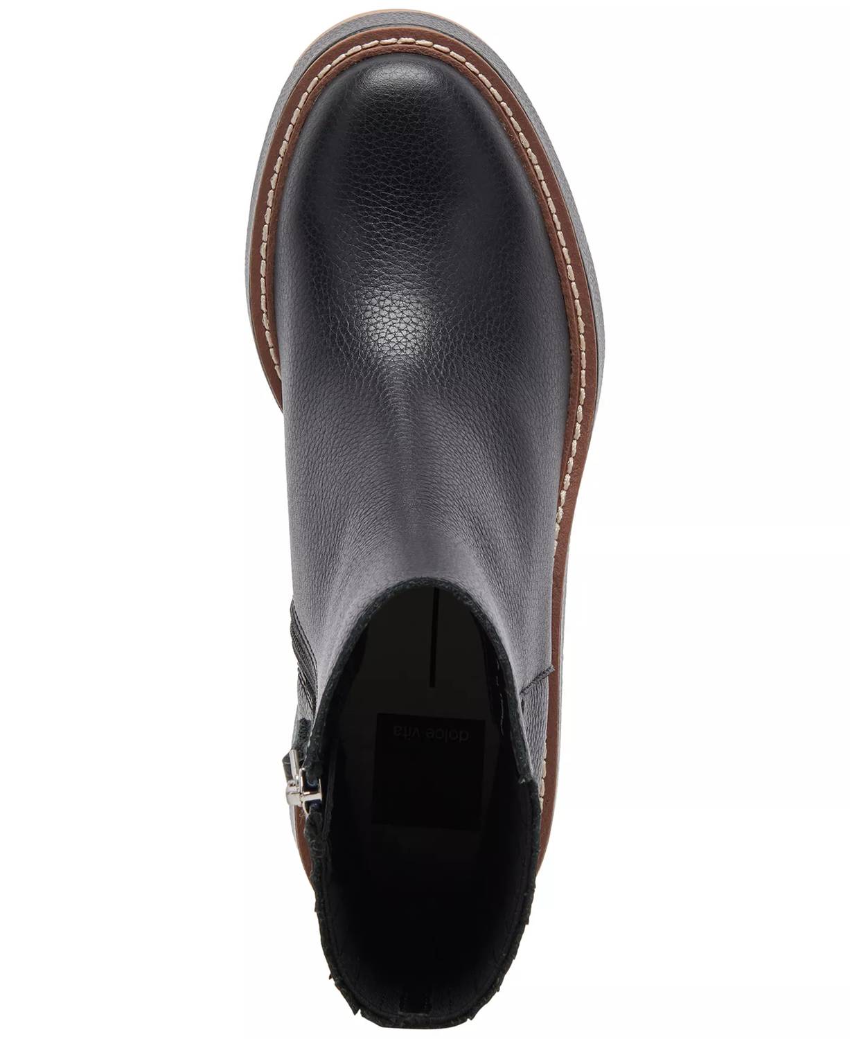 Dolce Vita Women's Hilde Gore Lug-sole Wedge Booties in black - women's shoe - view 4