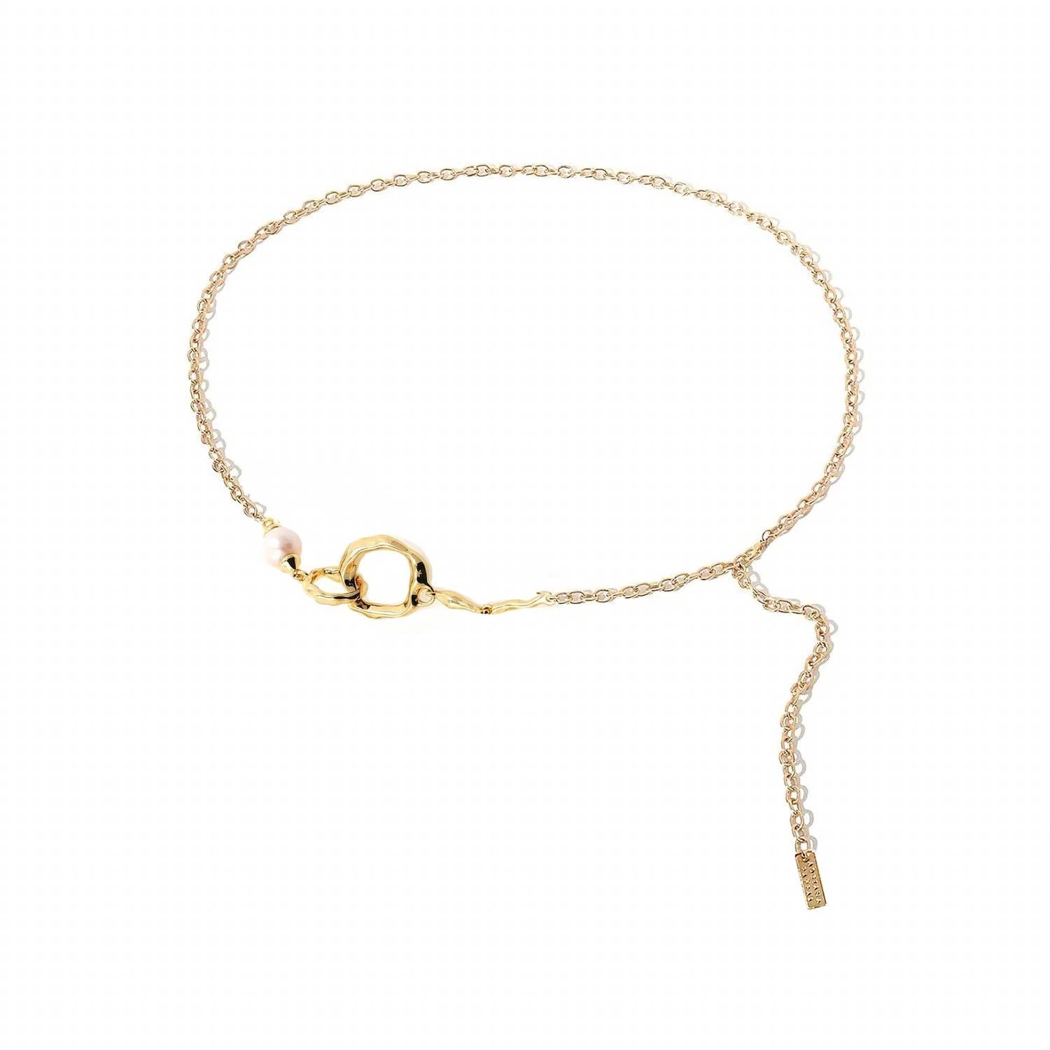 Adriana Pappas - Women's Posh Pearl Chain Belt