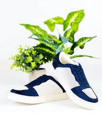 Corkys Footwear Women's Legendary Crystal Star Sneakers in navy - women's sneaker - alternate view