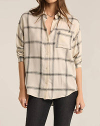 Z Supply - River Plaid Button Up Shirt