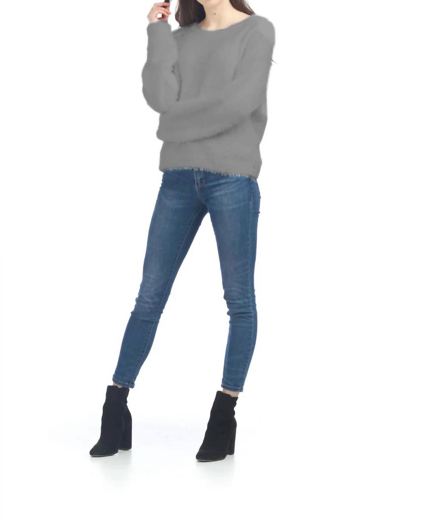 Papillon - Lurex Infused Fuzzy Sweater