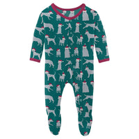 Kickee - Kids' Print Footie with Snaps
