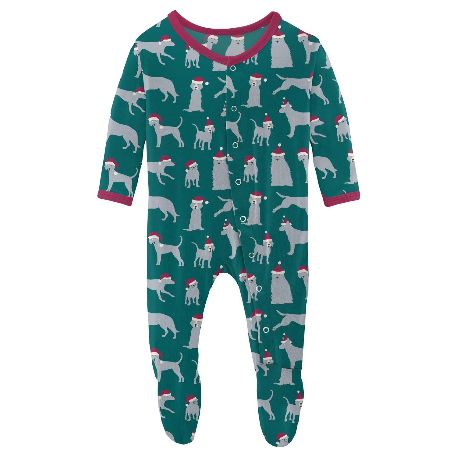 Kickee - Kids' Print Footie with Snaps