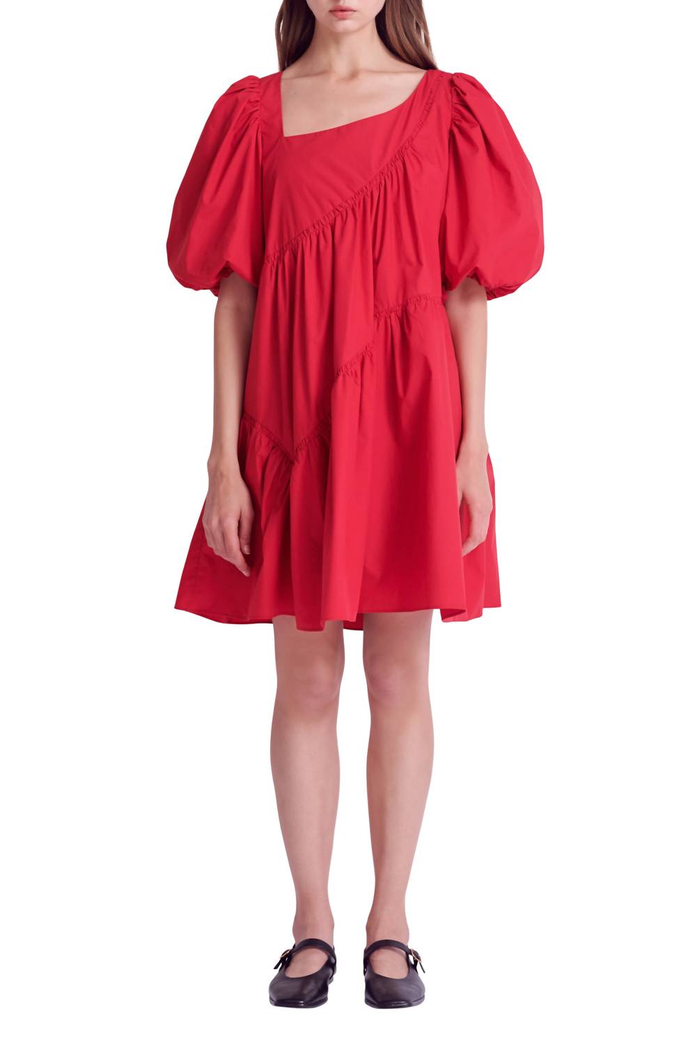 English Factory - Asymmetric Poplin Sadie Dress