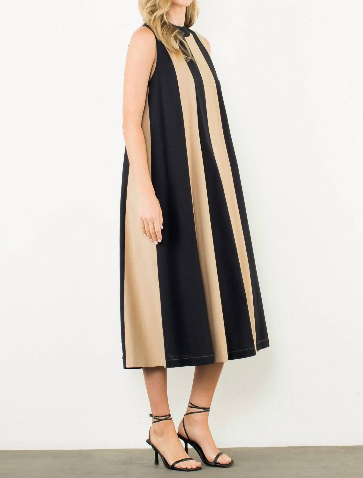 Thml - Melody Colorblock Halter Dress