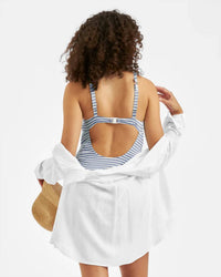 Ripe Dune Striped Swimsuit in washed indigo - women's swimwear - view 4