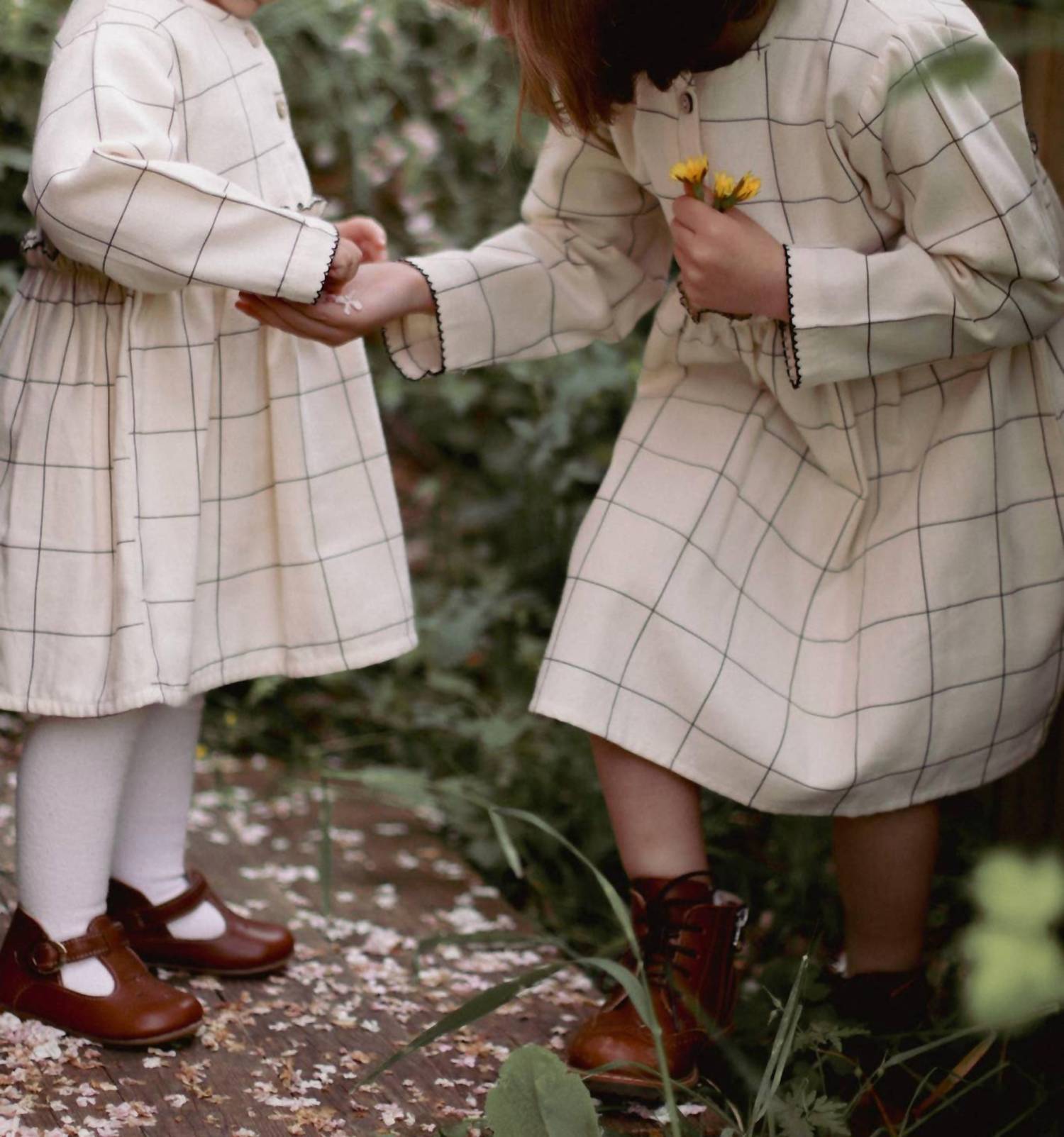 Eli & Nev - Girl's Check Patterned Dress