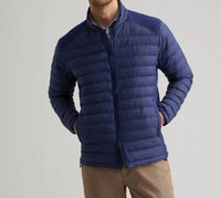 PETER MILLAR Apex Quilted Puffer Jacket in navy - women's jacket