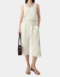 Cordera - Linen And Cotton Flecked Tank Top