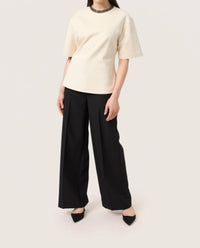 Soaked In Luxury - Magana Glitter Short Sleeves Blouse