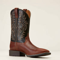 ARIAT Men's Sport Wide Square Toe Western Boots in brown - men's boots